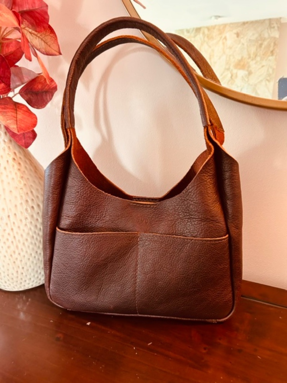 Portland Leather Goods Madison Shoulder bag - medium coldbrew - Picture 2 of 9